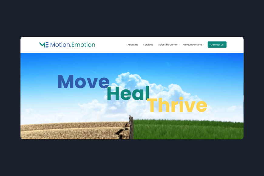 Motion Emotion Website